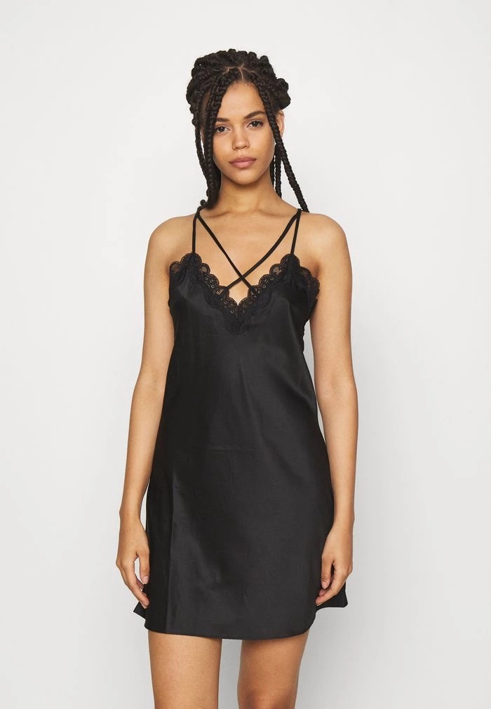 Vêtement De Nuit ANNA FIELD Anna Field Strap Back Nightdress Noir Femme | AJL-8250020